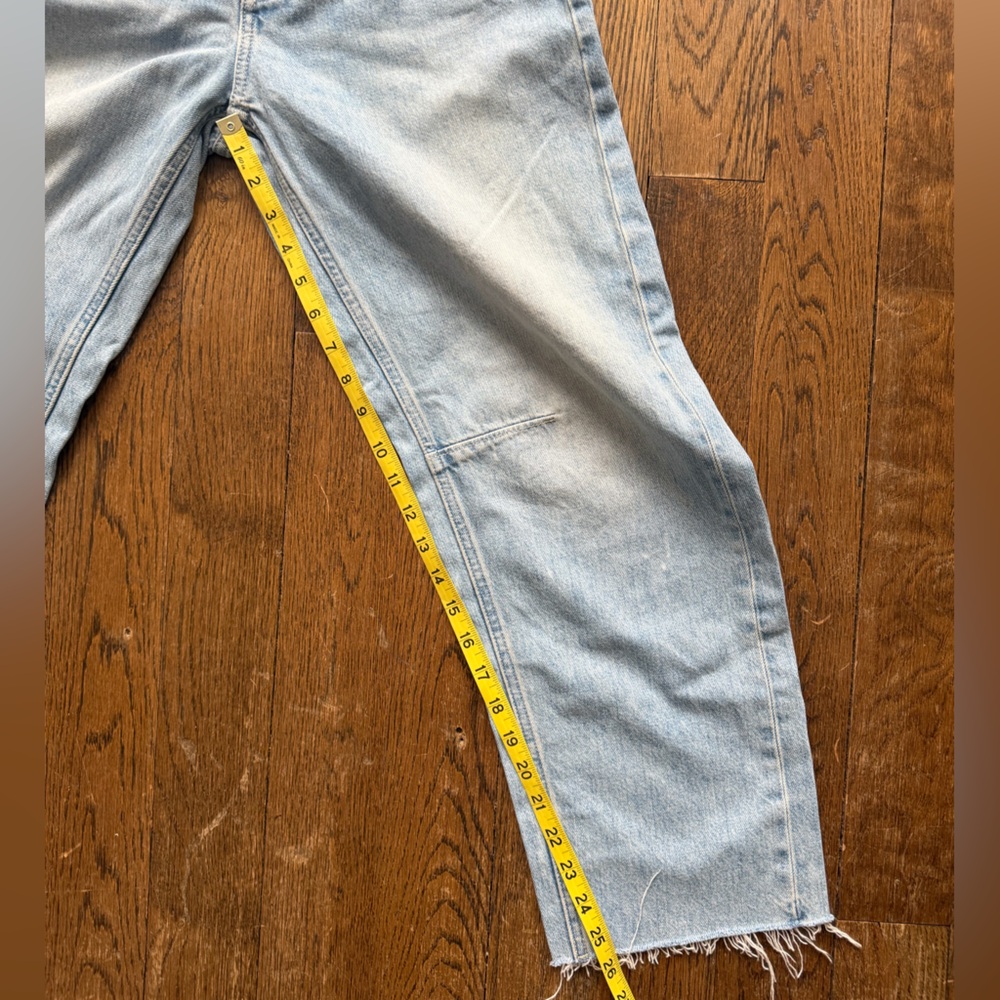 Madewell The Darted Barrel-Leg Jean NU023 Size 25 - Picture 14 of 16